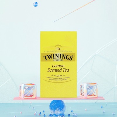 现货 热卖爆款 川宁Twining 沁香柠檬红茶 进口果味红茶包 25片