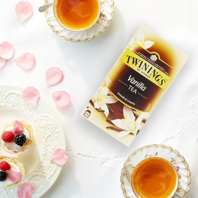 英国川宁Twining 香草果香红茶 进口茶包25片袋泡茶 水果味茶包