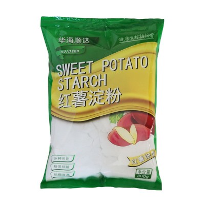 正规商检红薯淀粉300g/袋华海顺达 手工地瓜粉红薯淀粉出口外贸
