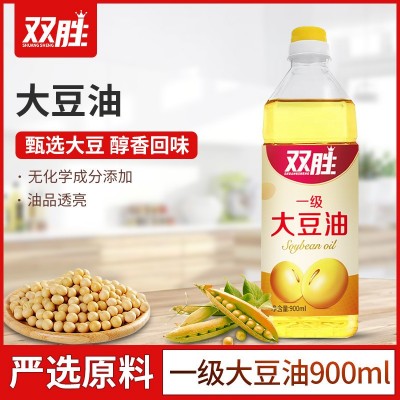 双胜一级大豆油家用食用油餐饮专用油商用900ml